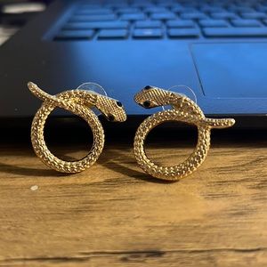 Snake earrings